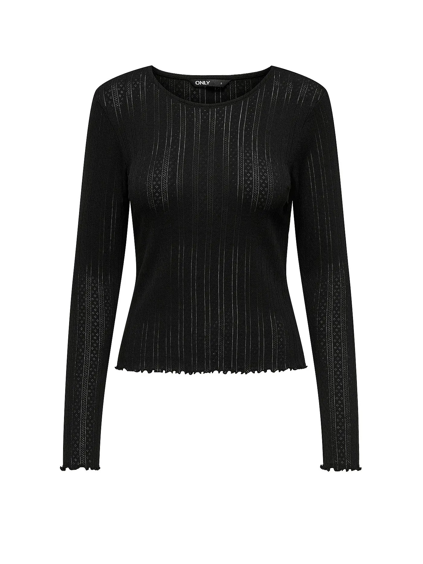 ONLY | Langarmshirt ONLCARLOTTA | schwarz